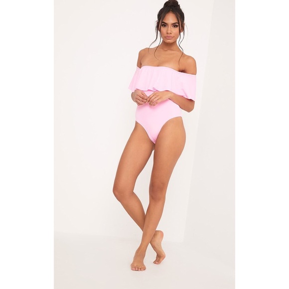SOLD OUT!!! (LIMITED EDITION) 🌸 Pink Frill Swimsuit 🌸 - Picture 4 of 4